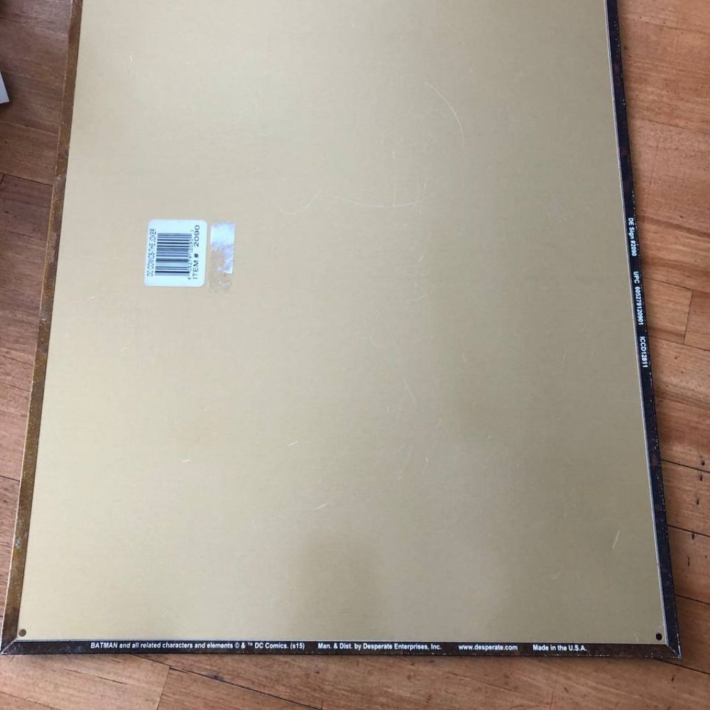 DC Comics The Joker Metal Tin Sign 12.5in x 16in - Picture 7 of 8